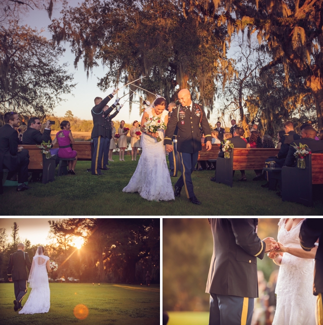 The Wedding  Row Katie Bobby Magnolia Plantation 