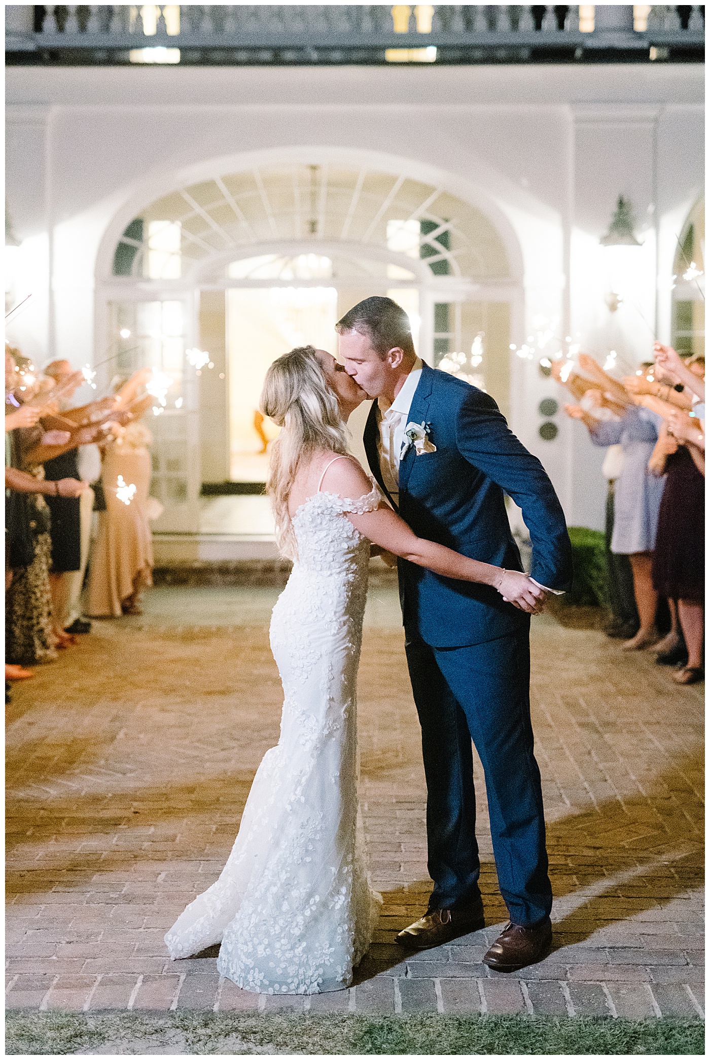 charleston wedding sparkler exit