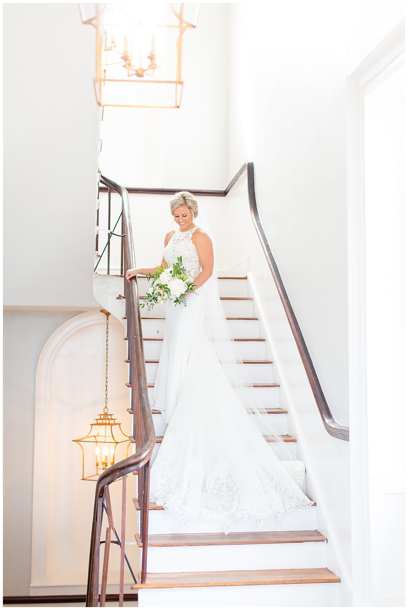 bride at the gadsden house in charleston