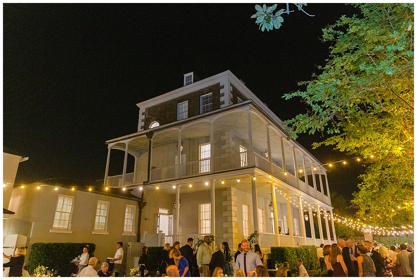 wedding reception at the gadsden house in charleston south carolina