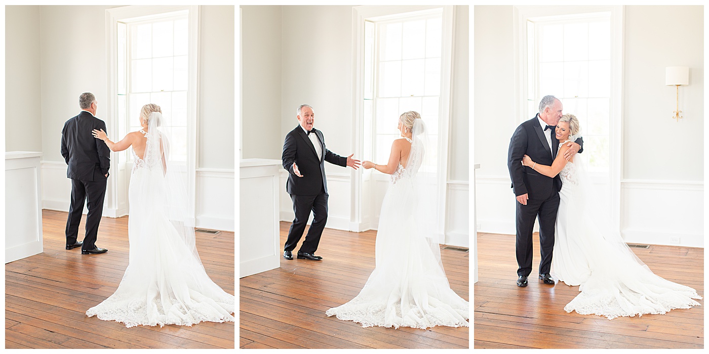 father of the bride first look