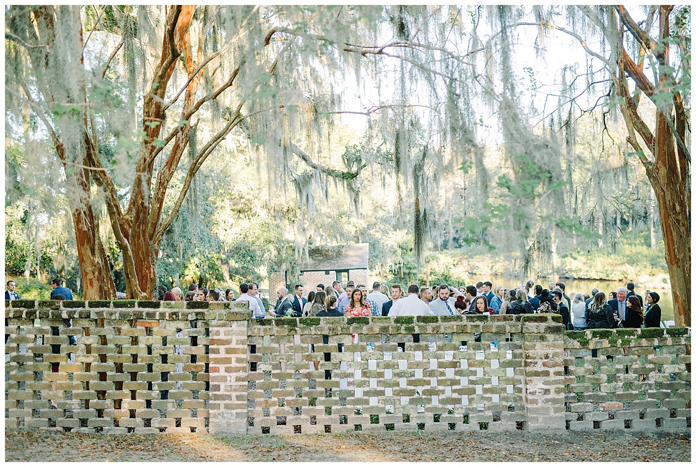 cocktail hour at middleton place in charleston south carolina