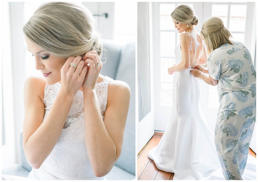 bride getting ready 